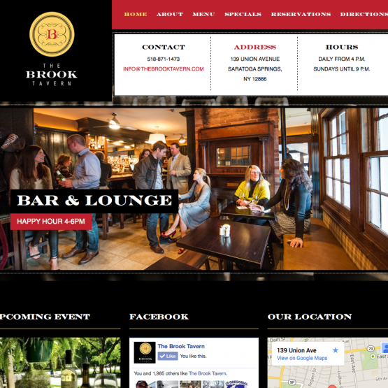 The Brook Tavern Website
