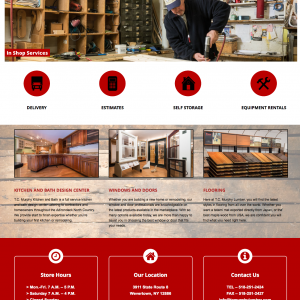 Tc Murphy Lumber Company Saratoga Digital Tc Murphy Lumber Company You Are Here Home Portfolio Project